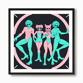 Sexy Girls 13 Art Print