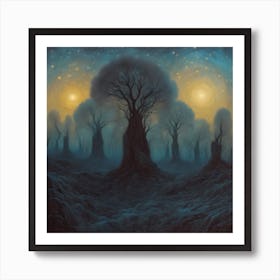 'The Trees Of The Night' Art Print