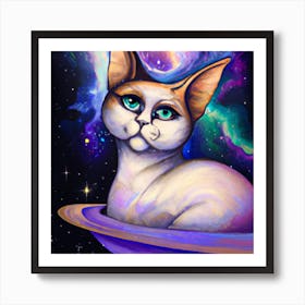 Magical Cat 14 Art Print