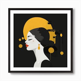 Portrait Of A Woman Art Print