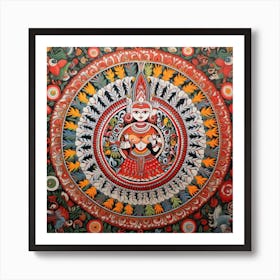 Mandala Painting Art Print