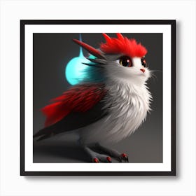 Owl creature 1 Art Print