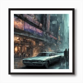 Futuristic City Art Print