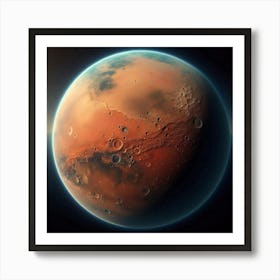 Mars hyper Art Print