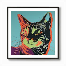 Cat Pop Art 2 Art Print