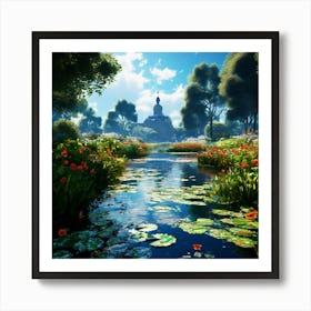 Lily Pond 2 Art Print