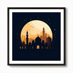 Ramadan Background 1 Art Print