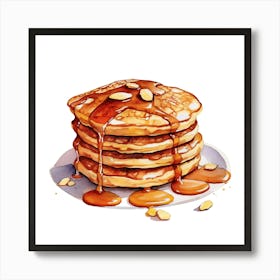 Pancakes With Syrup 4 Art Print