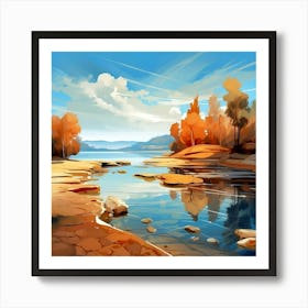 Landscape Painting 1 Art Print