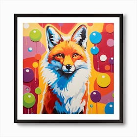 Fox Painting 1 Art Print