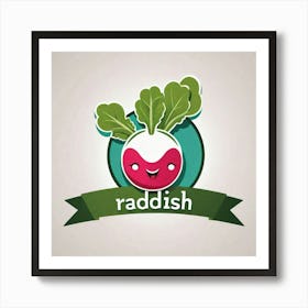 Radish As A Logo (26) Art Print
