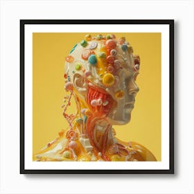 Anatomy Of A Human Body Art Print