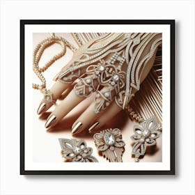 Deco Jewelry Art Print
