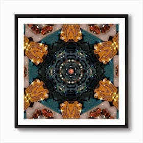 Ouija Psychedelic Mandala Art Print