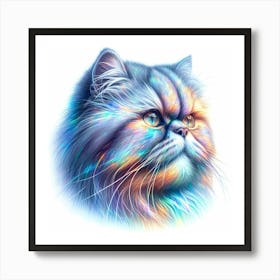 Creative Feline Cat Artwork 123 Art Print