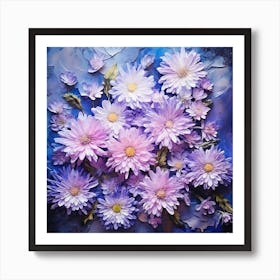 Dahlias 3 Art Print