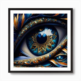 Dragon eye Art Print