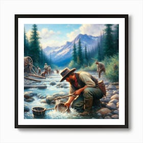 Gold Rush Art Print