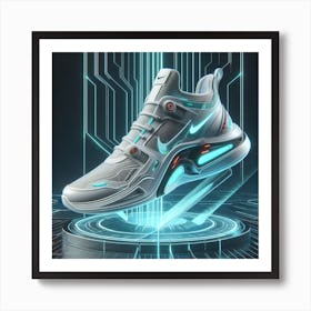 Futuristic Sneakers 1 Art Print
