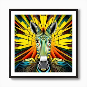 Zebra Art Print