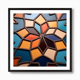 Mosaic Mosaic Mosaic Art Print