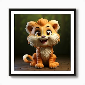 Cute Lion 1 Art Print
