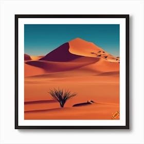 Desert Landscape Art Print