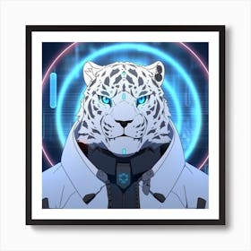 White Tiger 3 Art Print