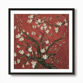 Blossoming Almond Tree Art Print