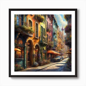 Street Scene Art Print