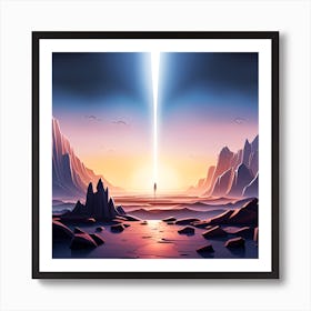 aliens and gods deities Art Print