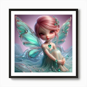 Emeraid Princess 3 Art Print