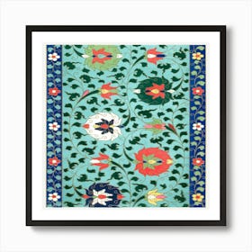 Turkish Floral Pattern 1 Art Print