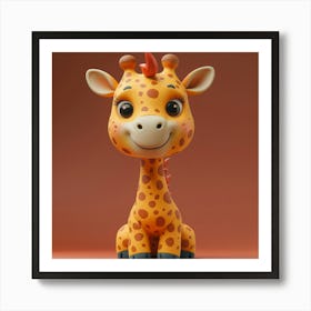 Giraffe 53 Art Print