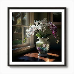 Vase Flowers Art Print