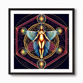 Angel Of Enlightenment Art Print