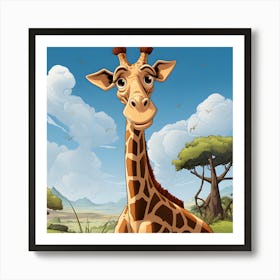 Giraffe 1 Art Print