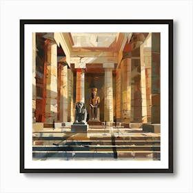 Egyptian Temple 1 Art Print