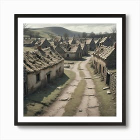 Village In Ireland Art Print