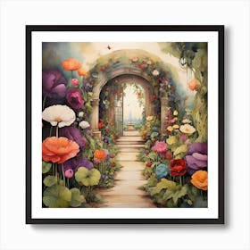 Garden Path 13 Art Print