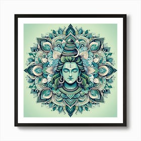 Lord Shiva 32 Art Print