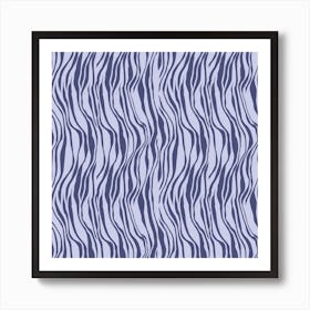 Lilac Zebra Art Print