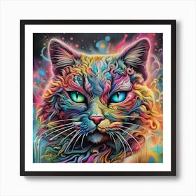 Magical Cat 12 Art Print