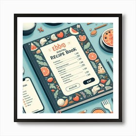 Recipe Book 1 Art Print