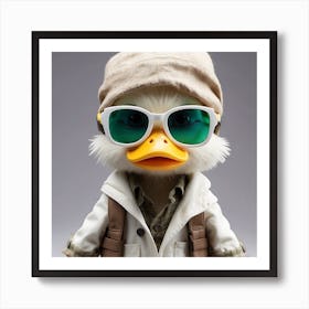 Ducky In Sunglasses 1 Poster