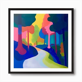 Abstract Park Collection Forest Park St Louis 2 Art Print