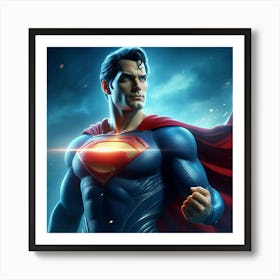 Superman Art Print