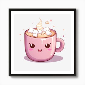 Kawaii Mug Art Print