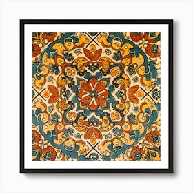 Turkish Tile Art Print