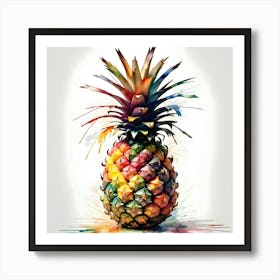 Pineapple Painting Art Print